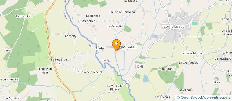 localisation de l'entreprise MADAME MARIE LECLERC à COMBLESSAC