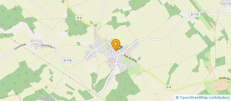 localisation de l'entreprise MADAME MARIE LECLERC  VEXIN-SUR-EPTE