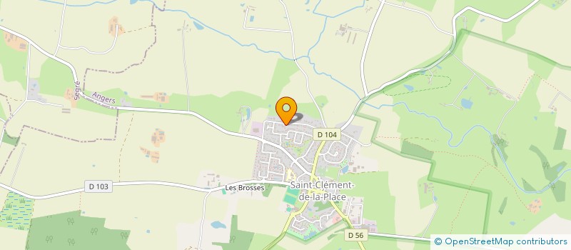 localisation de l'entreprise MADAME MARIE LECLERC à SAINT-CLEMENT-DE-LA-PLACE