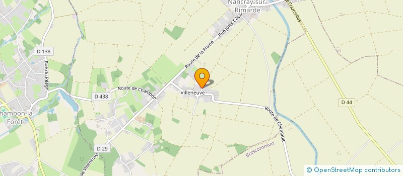 localisation de l'entreprise MADAME MARIE LECLERC à NANCRAY-SUR-RIMARDE