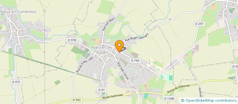 localisation de l'entreprise MADAME MARIE LECLERCQ  AVESNES-LES-AUBERT