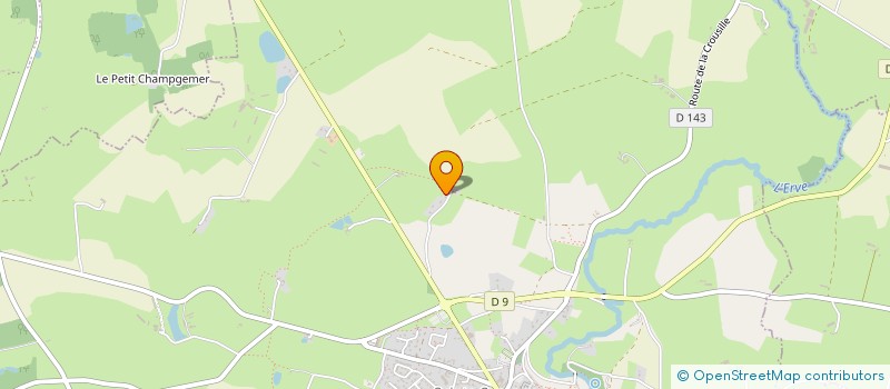 localisation de l'entreprise MADAME MARIE LECOMTE  SAINTE-SUZANNE-ET-CHAMMES