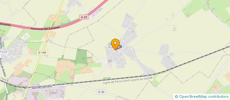 localisation de l'entreprise MADAME MARIE LECOURTOIS  RAFFETOT