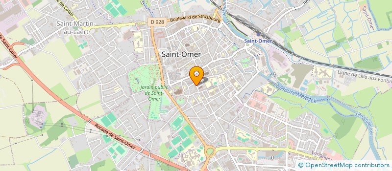 localisation de l'entreprise MADAME MARIE LECOUSTRE à SAINT-OMER