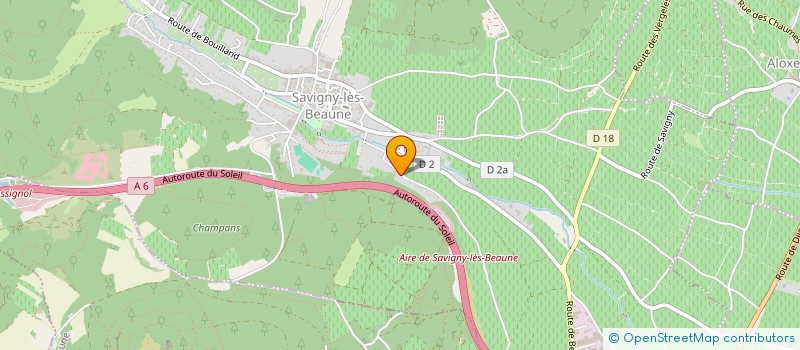 localisation de l'entreprise MADAME MARIE LECRIVAIN  SAVIGNY-LES-BEAUNE