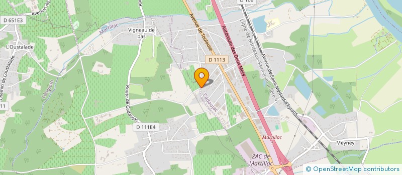 localisation de l'entreprise MADAME MARIE LECUBERRY  CADAUJAC