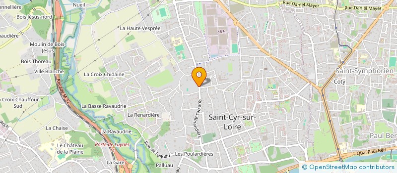 localisation de l'entreprise MADAME MARIE LEDDET à SAINT-CYR-SUR-LOIRE