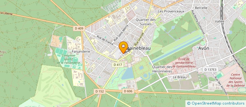 localisation de l'entreprise MADAME MARIE LEDOUX à FONTAINEBLEAU