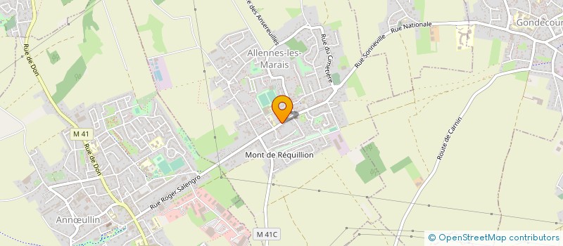 localisation de l'entreprise MADAME MARIE LEDROLE  ALLENNES-LES-MARAIS