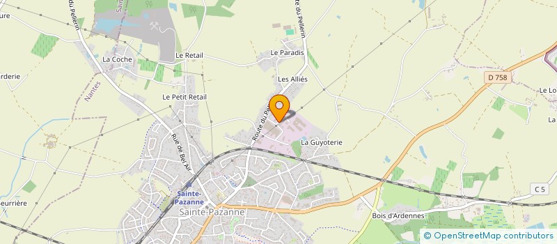 localisation de l'entreprise MADAME MARIE LEDUC à SAINTE-PAZANNE