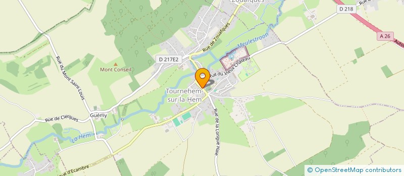 localisation de l'entreprise MADAME MARIE LEDUC  TOURNEHEM-SUR-LA-HEM