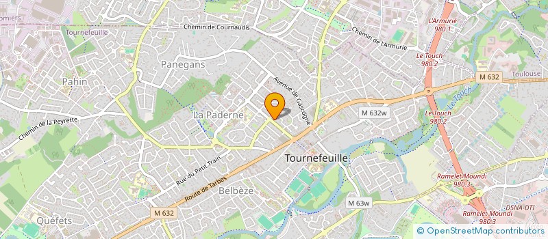 localisation de l'entreprise MADAME MARIE LEFEBVRE à TOURNEFEUILLE