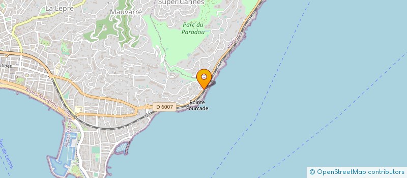 localisation de l'entreprise MADAME MARIE LEFEVRE à CANNES