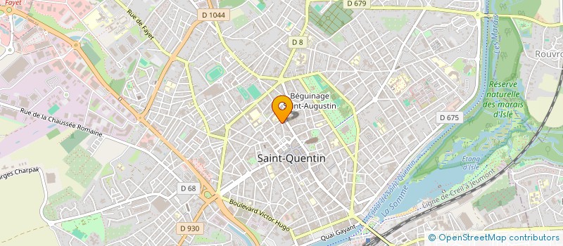 localisation de l'entreprise MADAME MARIE LEFEVRE à SAINT-QUENTIN