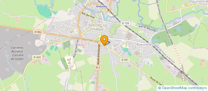 localisation de l'entreprise MADAME MARIE LEFEVRE à AVESNELLES