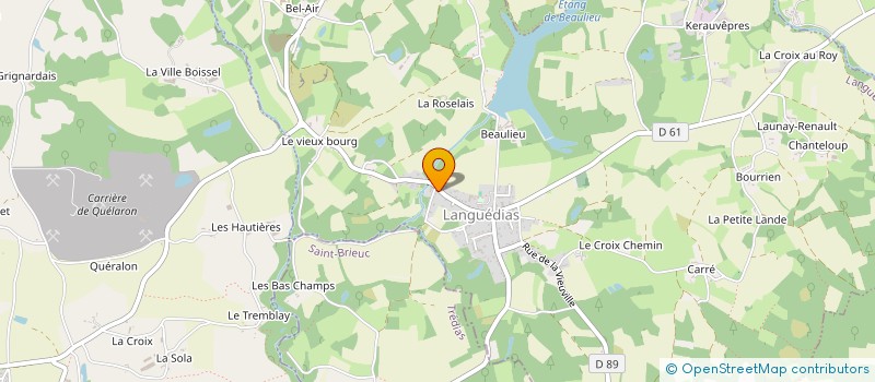 localisation de l'entreprise MADAME MARIE LEFEVRE  TREMEREUC