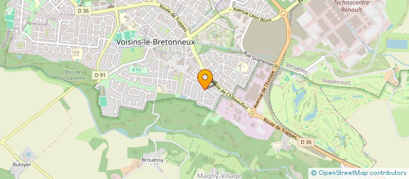 localisation de l'entreprise MADAME MARIE LEGAIT à VOISINS-LE-BRETONNEUX