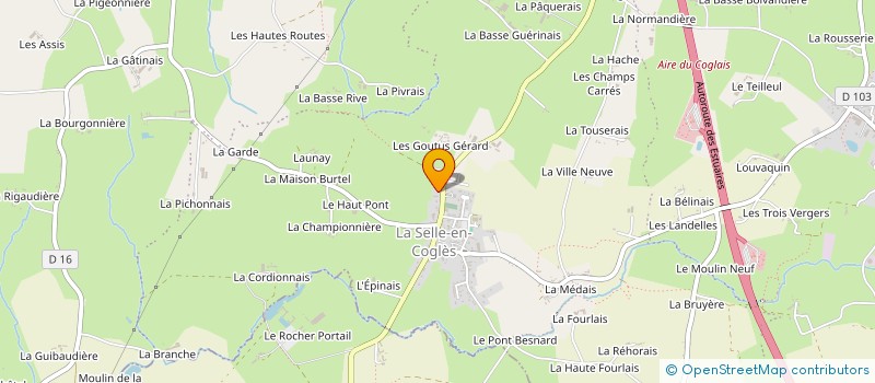 localisation de l'entreprise MADAME MARIE LEGAVRE à SAINT-MARC-LE-BLANC