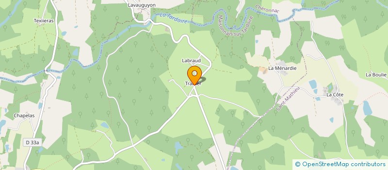 localisation de l'entreprise MADAME MARIE LEGER à MAISONNAIS-SUR-TARDOIRE