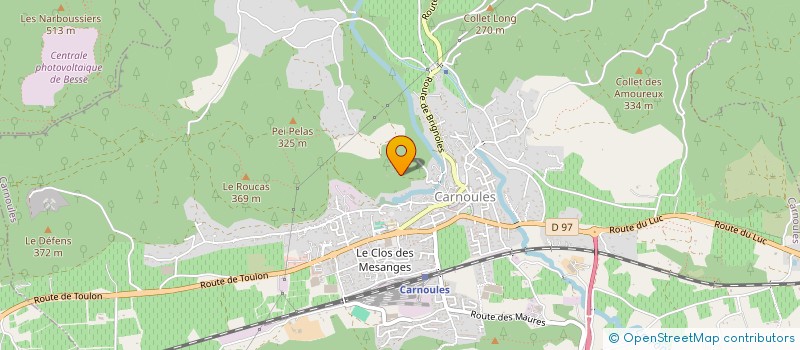 localisation de l'entreprise MADAME MARIE LEGER  CARNOULES