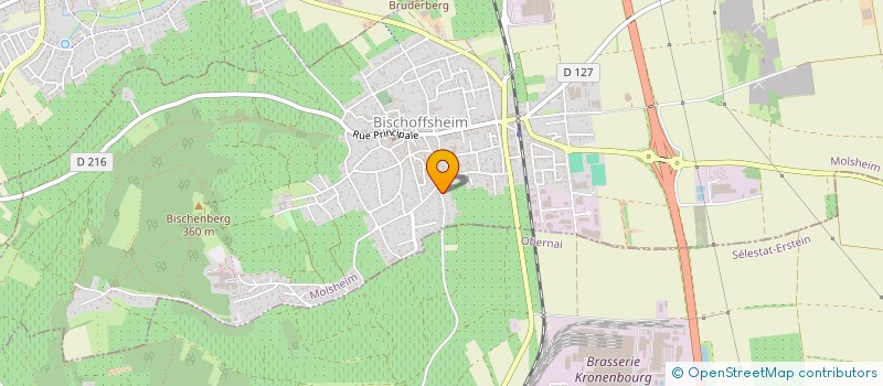 localisation de l'entreprise MADAME MARIE LEGIN  BISCHOFFSHEIM