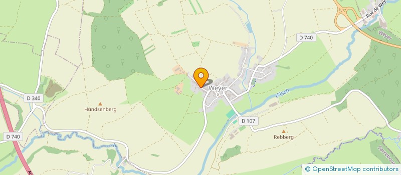 localisation de l'entreprise MADAME MARIE LEGLER  WEYER