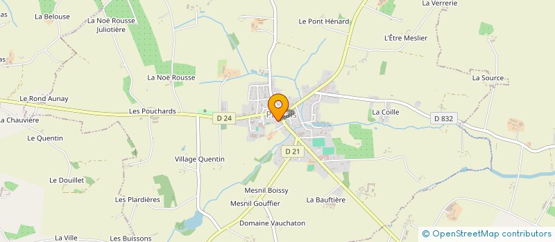 localisation de l'entreprise MADAME MARIE LEGOUPIL à MANTILLY