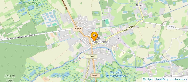 localisation de l'entreprise MADAME MARIE LEGRAND à MARCHIENNES