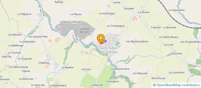 localisation de l'entreprise MADAME MARIE LEGRAND à SAINT-AUBIN-DES-LANDES