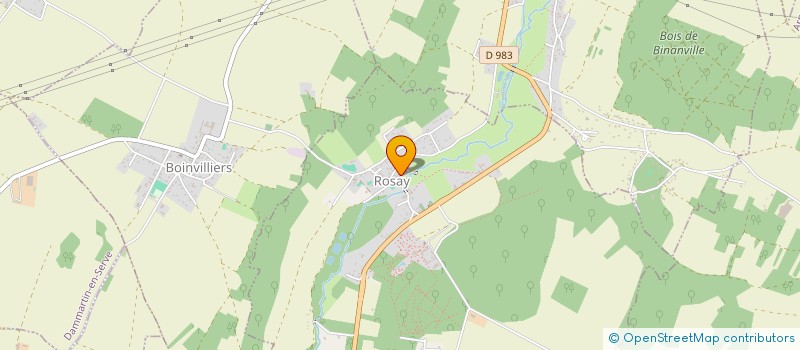 localisation de l'entreprise MADAME MARIE LEGRAND  ROSAY