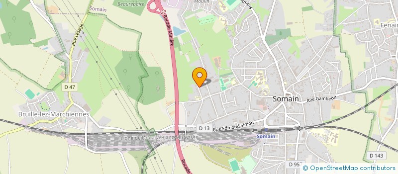 localisation de l'entreprise MADAME MARIE LEGRAND  SOMAIN