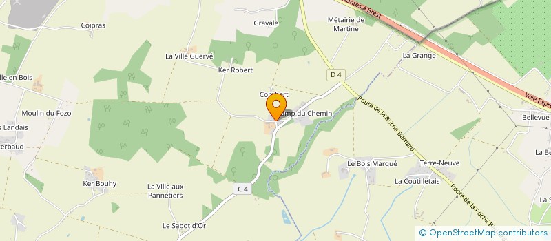 localisation de l'entreprise MADAME MARIE LEHEBEL à HERBIGNAC