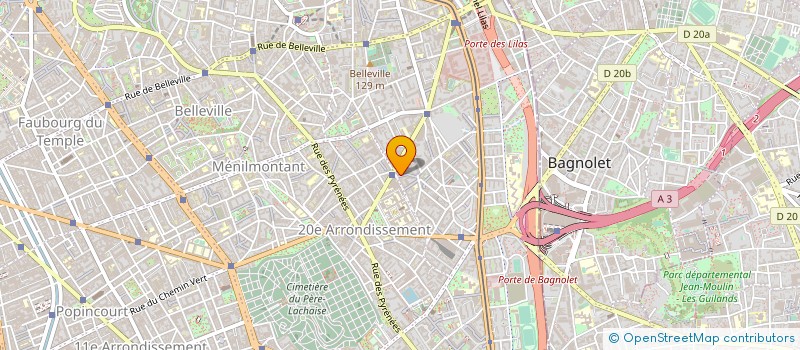 localisation de l'entreprise MADAME MARIE LEHODEY  PARIS