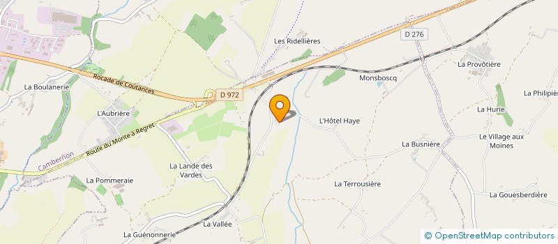 localisation de l'entreprise MADAME MARIE LEHODEY  COURCY