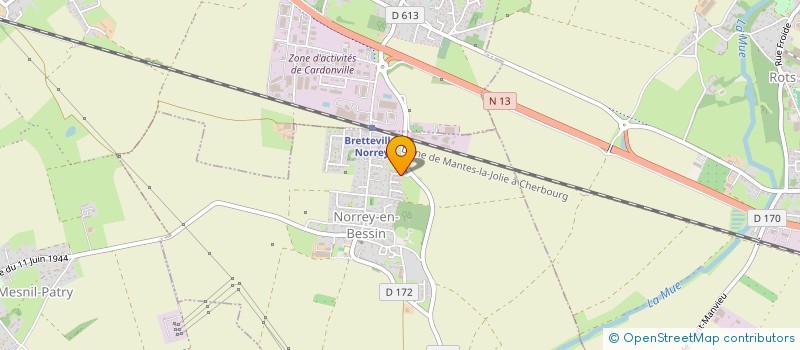 localisation de l'entreprise MADAME MARIE LEHUBY  SAINT-MANVIEU-NORREY