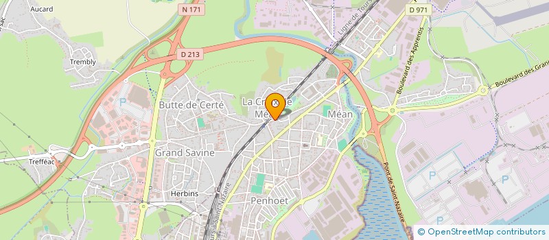 localisation de l'entreprise MADAME MARIE LEHUIC à SAINT-NAZAIRE