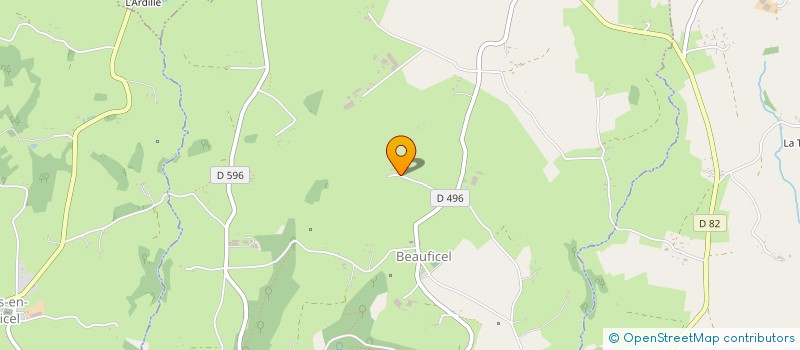 localisation de l'entreprise MADAME MARIE LELANDAIS  PERRIERS-EN-BEAUFICEL
