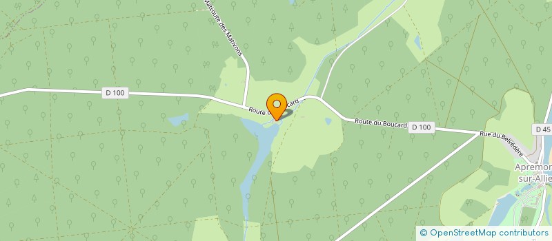 localisation de l'entreprise MADAME MARIE LEMAIRE  LA CHAPELLE-HUGON