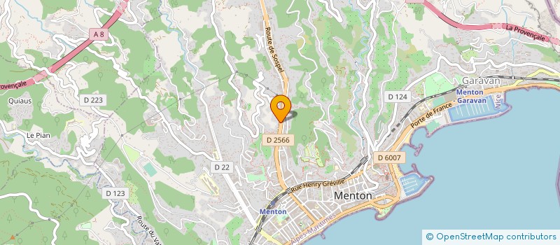 localisation de l'entreprise MADAME MARIE LEMAIRE  MENTON