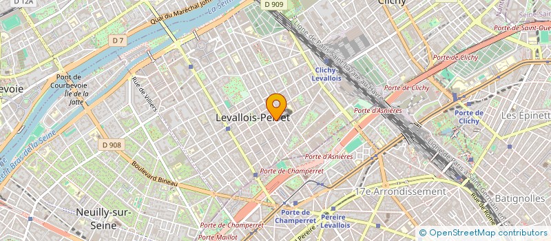 localisation de l'entreprise MADAME MARIE LEMARCHAND à LEVALLOIS-PERRET