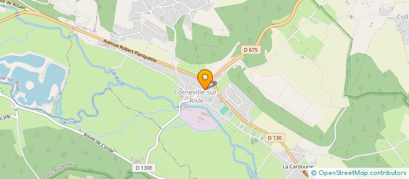 localisation de l'entreprise MADAME MARIE LEMARIE  CORNEVILLE-SUR-RISLE