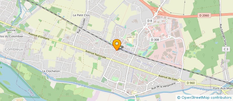 localisation de l'entreprise MADAME MARIE LEMERCIER  CHECY