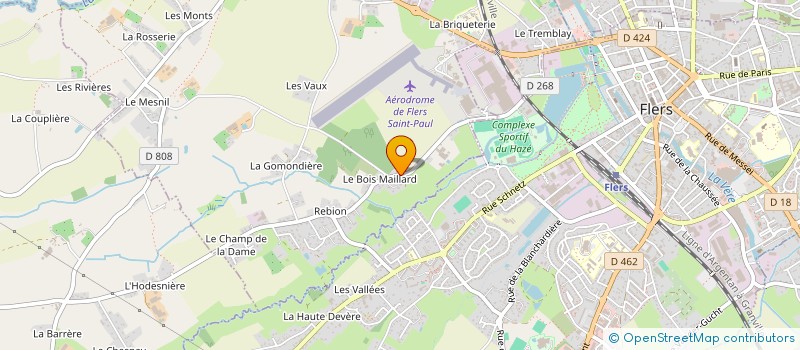 localisation de l'entreprise MADAME MARIE LEMESLE à LA LANDE PATRY