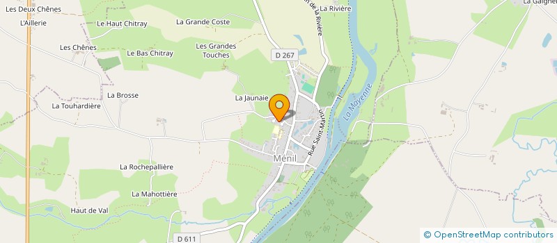 localisation de l'entreprise MADAME MARIE LEMOINE  MENIL