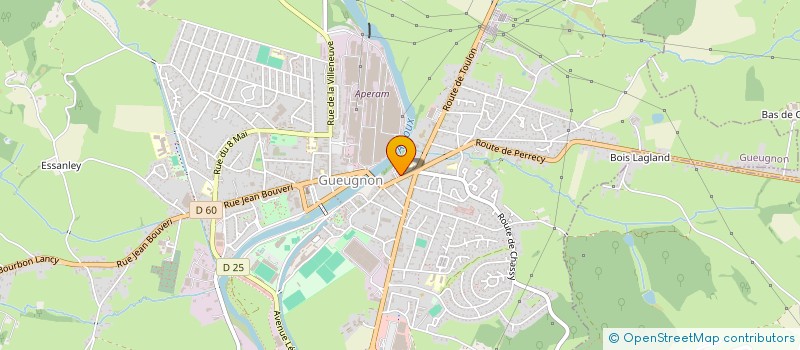 localisation de l'entreprise MADAME MARIE LEMOINE  GUEUGNON