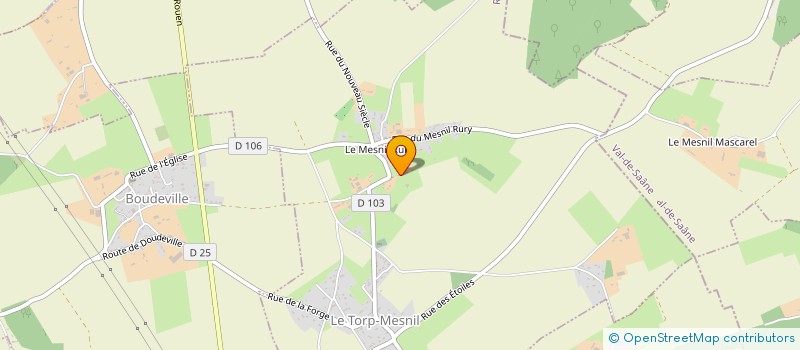 localisation de l'entreprise MADAME MARIE LEMONNIER  LE TORP-MESNIL