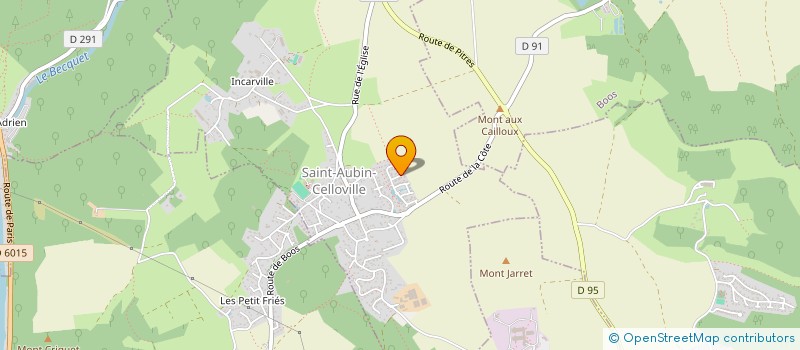 localisation de l'entreprise MADAME MARIE LEMONNIER  SAINT-AUBIN-CELLOVILLE