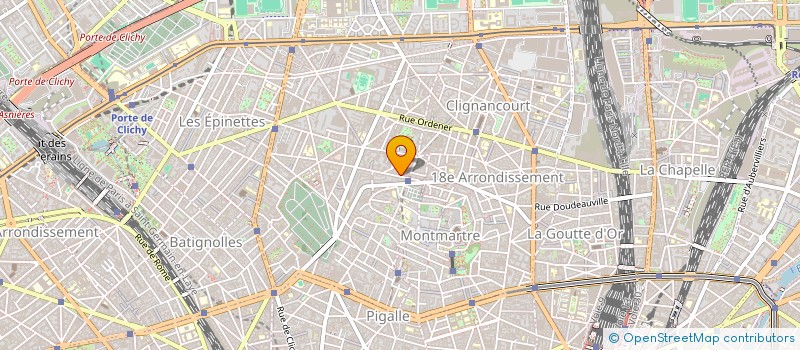 localisation de l'entreprise MADAME MARIE-LENA MONTAGNANA  PARIS