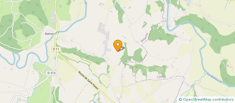 localisation de l'entreprise MADAME MARIE LENDRE  BIDACHE