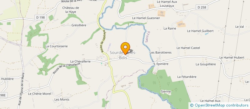 localisation de l'entreprise MADAME MARIE LENEVEU  GAVRAY-SUR-SIENNE